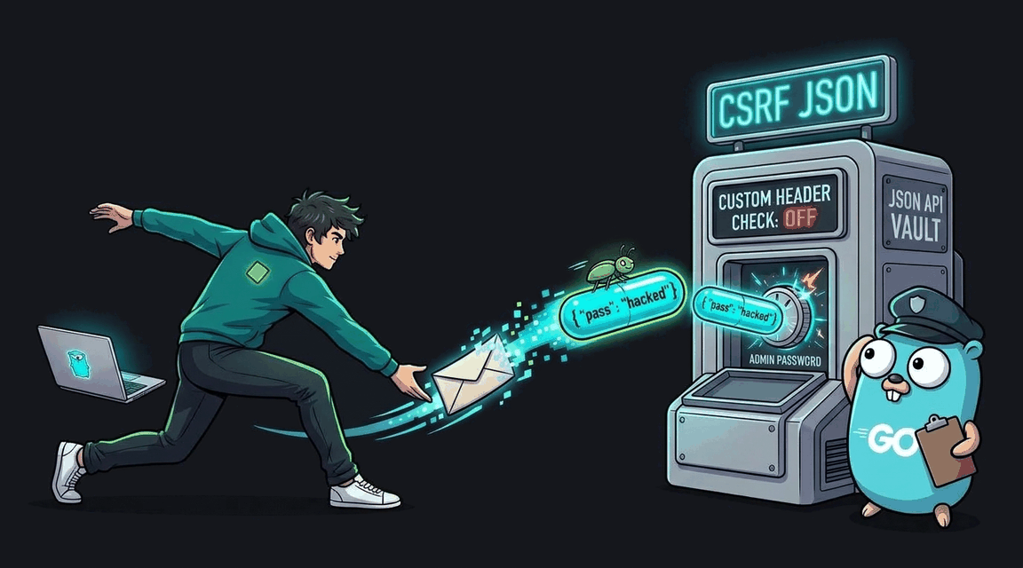 Обложка лабы: CSRF: Атака через JSON API без кастомных заголовков