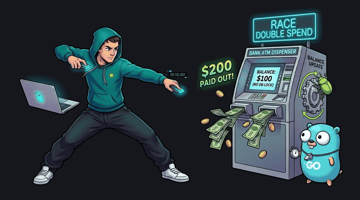 Обложка лабы: Race Condition: Double-spend баланса
