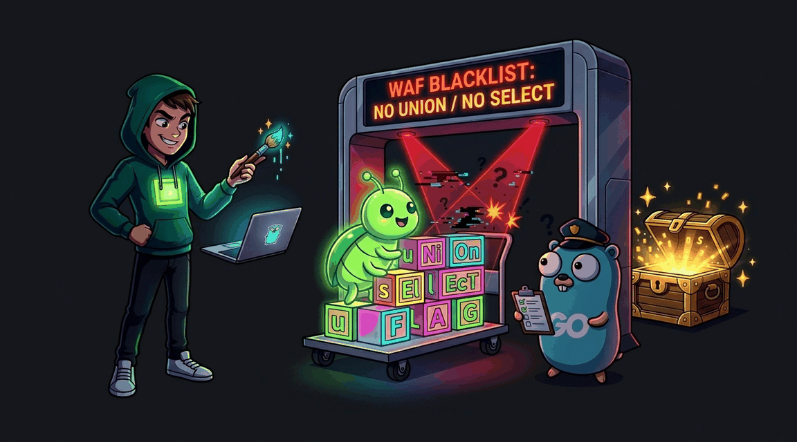 Обложка лабы: SQL Injection: Обход WAF через mixed case