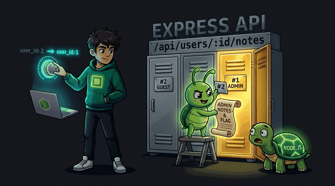 Обложка лабы: Access Control: Горизонтальная эскалация через API в Express