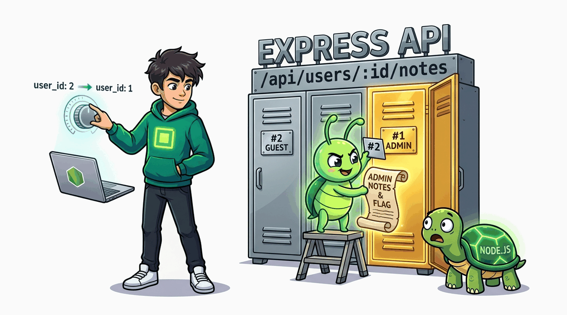 Обложка лабы: Access Control: Горизонтальная эскалация через API в Express