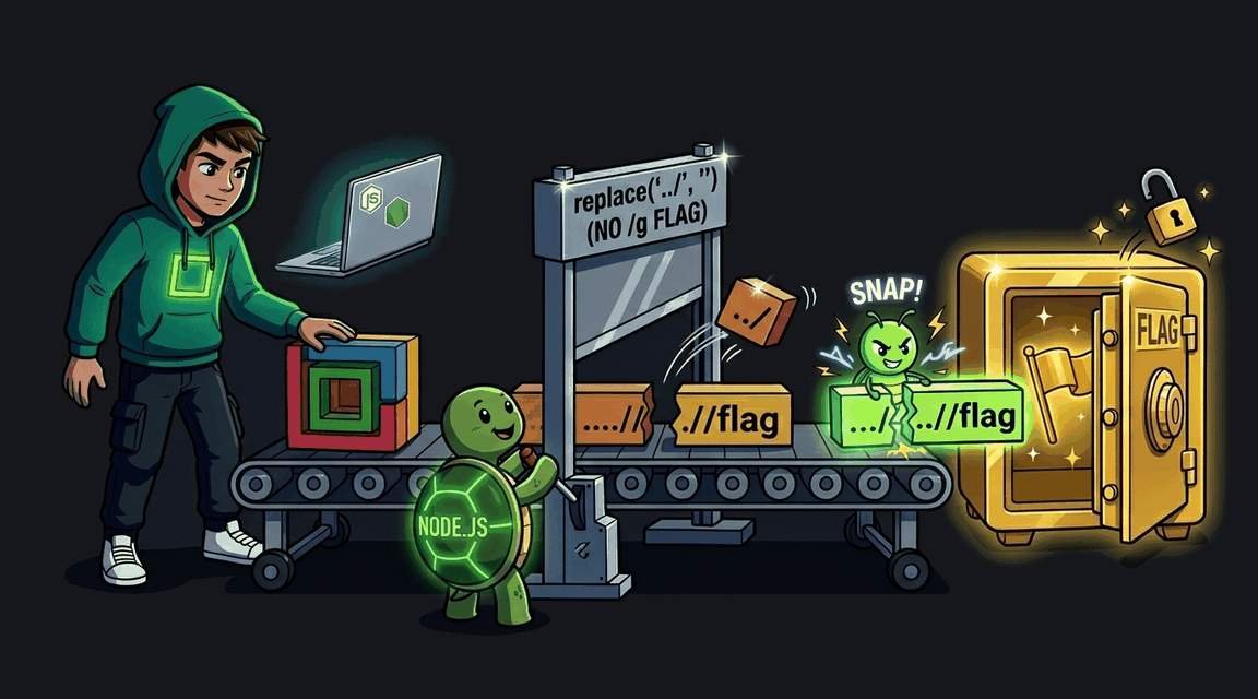 Обложка лабы: Path Traversal: Обход naive blacklist-фильтра в Express