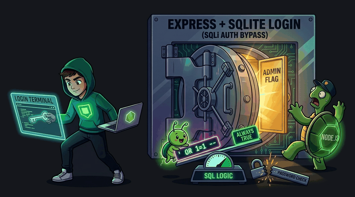 Обложка лабы: SQL Injection: Обход аутентификации в Express