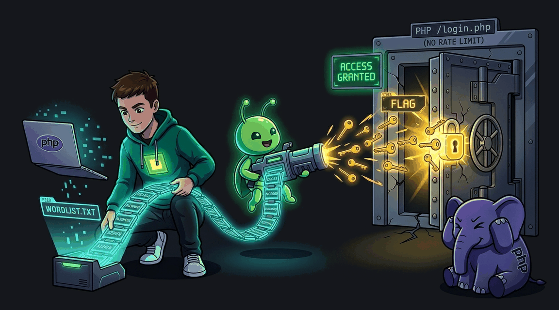 Обложка лабы: Login Bruteforce