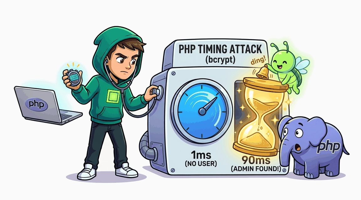Обложка лабы: Timing-атака на форму входа (PHP)