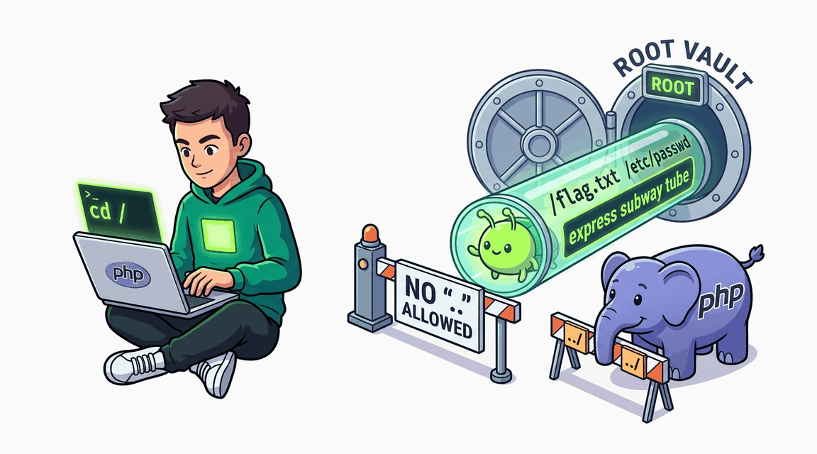Обложка лабы: Path Traversal: абсолютные пути обходят blacklist
