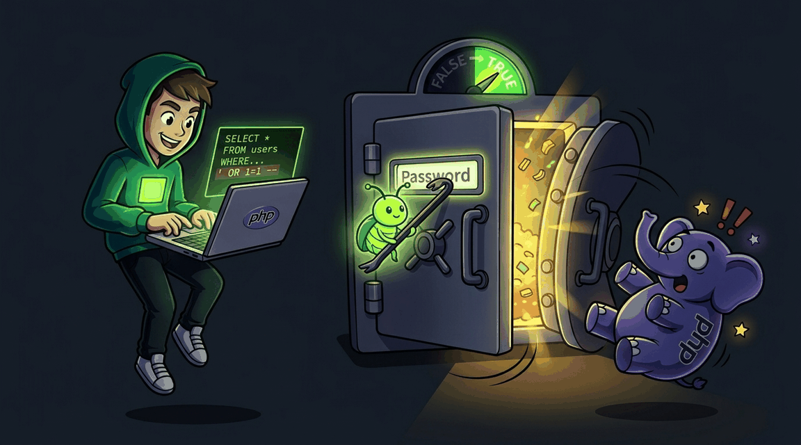 Обложка лабы: SQL Injection в форме входа