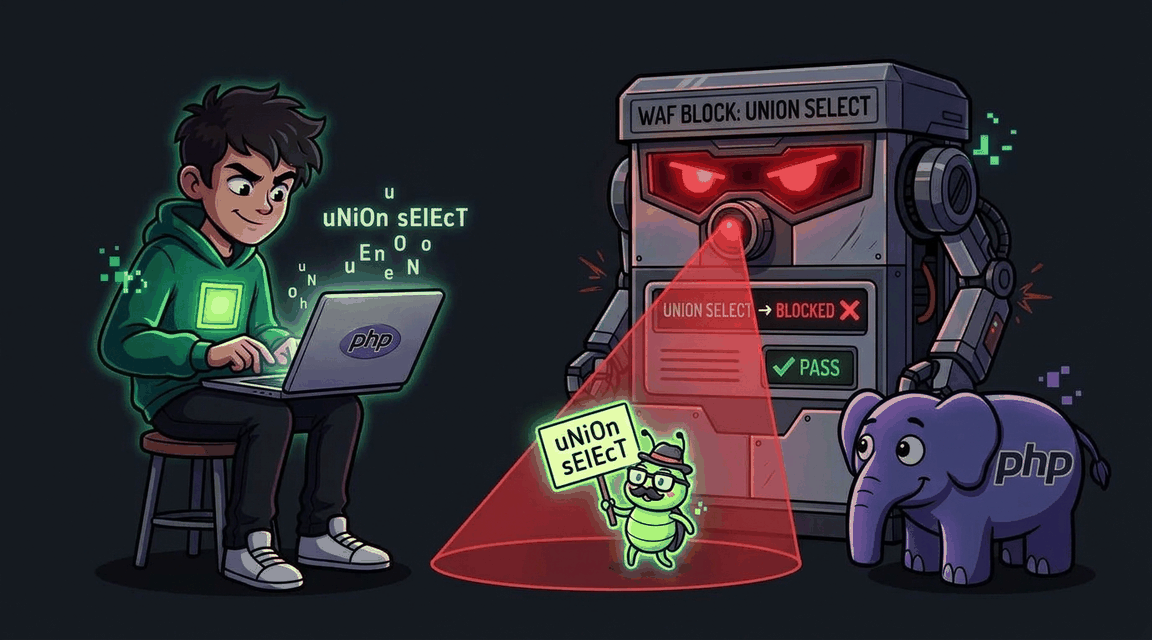 Обложка лабы: SQL Injection — обход WAF blacklist