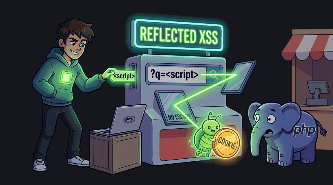 Обложка лабы: Reflected XSS в поиске товаров