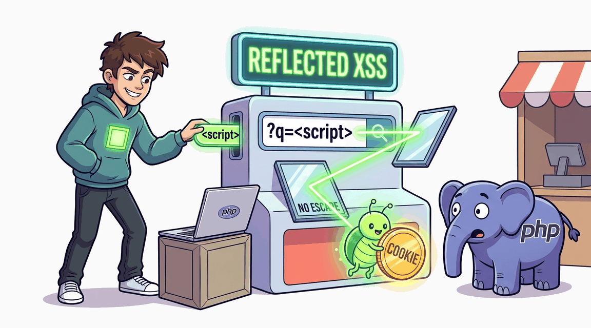 Обложка лабы: Reflected XSS в поиске товаров