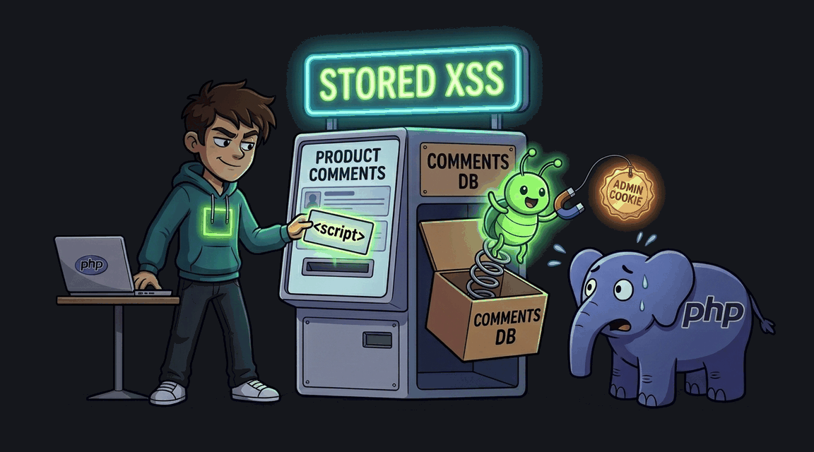 Обложка лабы: Stored XSS в комментариях к товару