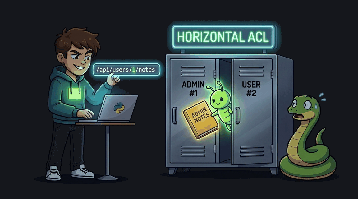 Обложка лабы: Access Control: Горизонтальная эскалация через API