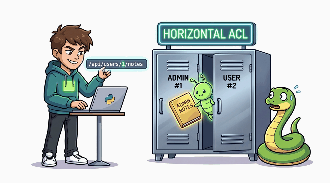 Обложка лабы: Access Control: Горизонтальная эскалация через API