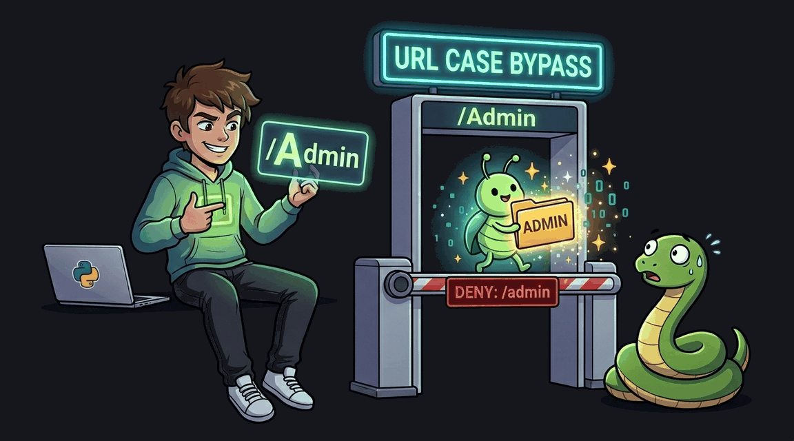 Обложка лабы: Access Control: Обход проверки через регистр URL