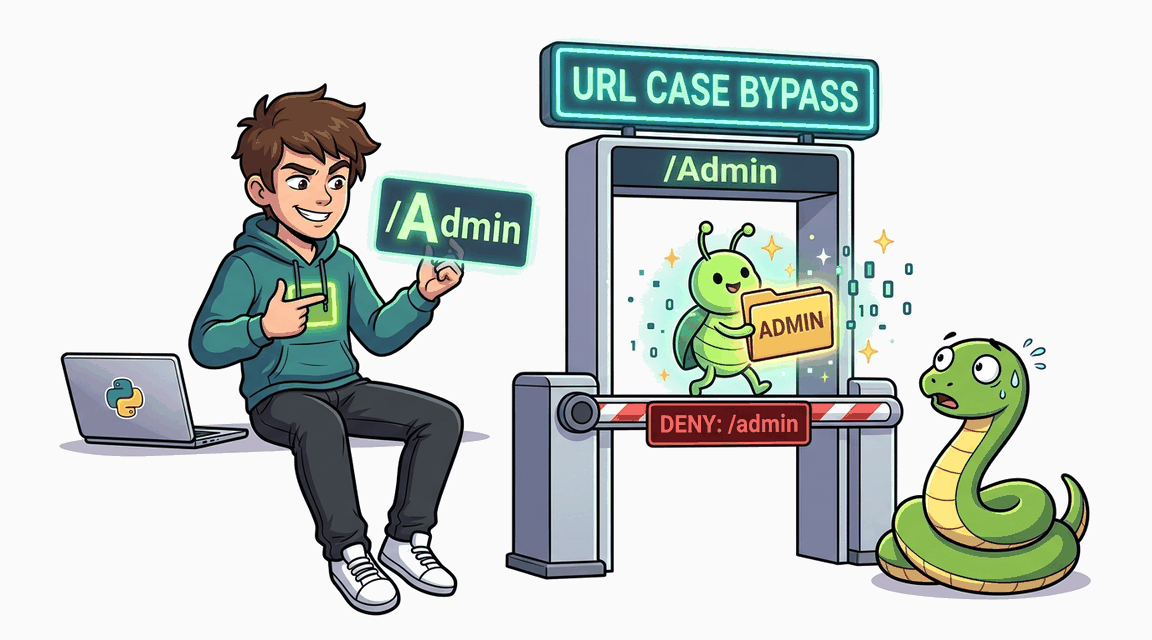 Обложка лабы: Access Control: Обход проверки через регистр URL