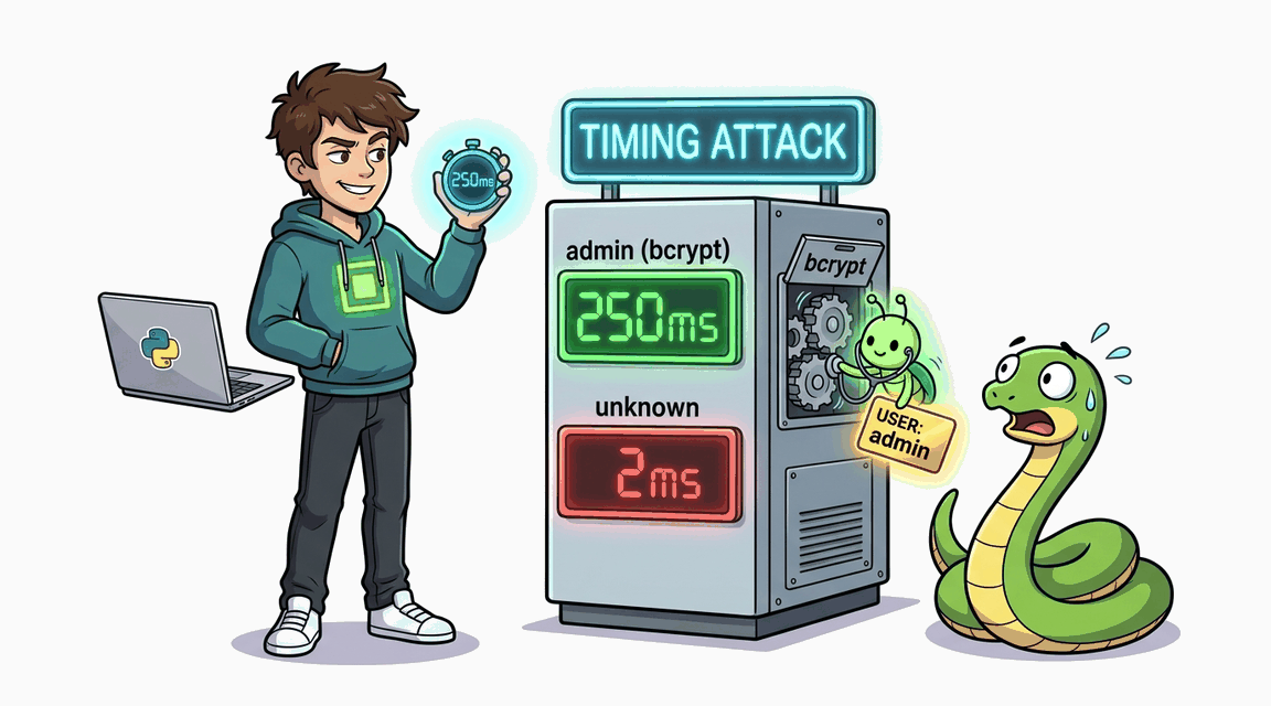 Обложка лабы: Timing-атака на форму входа