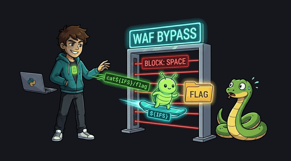 Обложка лабы: Command Injection: Обход Blacklist WAF