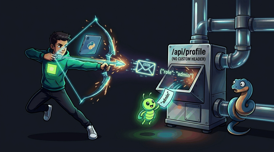 Обложка лабы: CSRF: JSON API без кастомного заголовка (Flask)