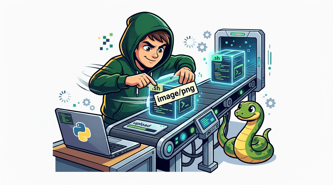 Обложка лабы: File Upload: обход проверки расширения через Content-Type