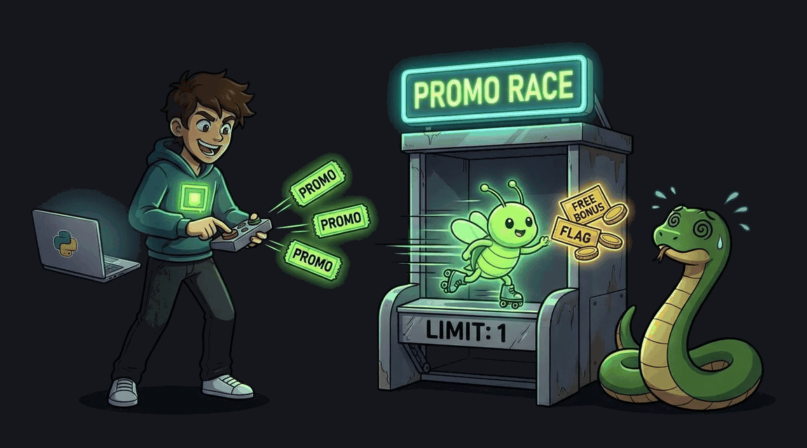 Обложка лабы: Promo Code Race