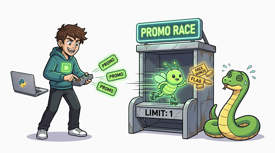 Обложка лабы: Promo Code Race
