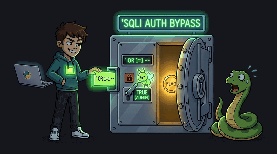 Обложка лабы: SQL Injection: Auth Bypass