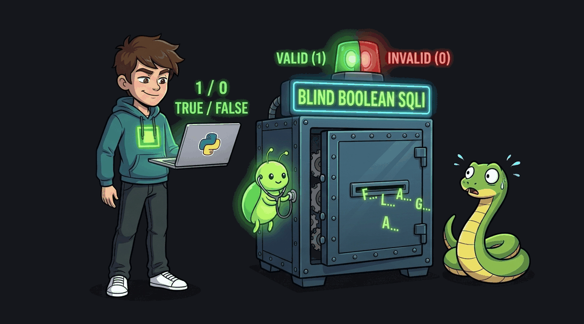 Обложка лабы: SQL Injection: Boolean-based Blind