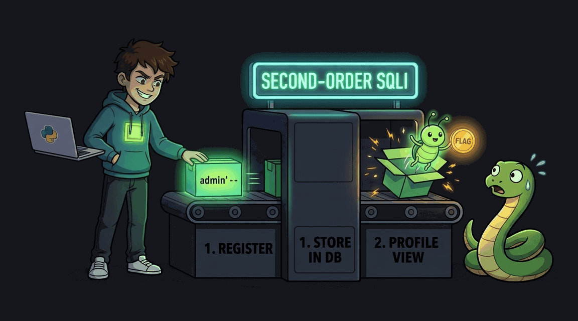 Обложка лабы: SQL Injection: Second-Order