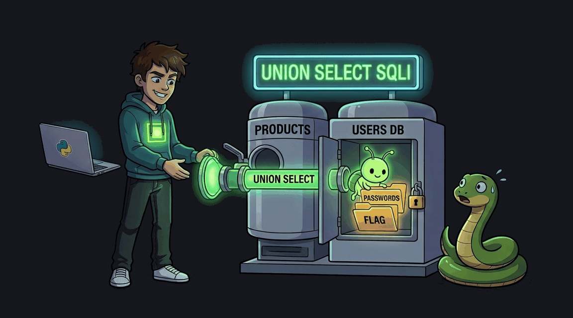 Обложка лабы: SQL Injection: UNION SELECT