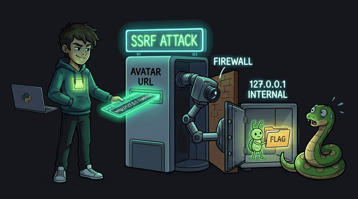Обложка лабы: SSRF: Fetch Avatar