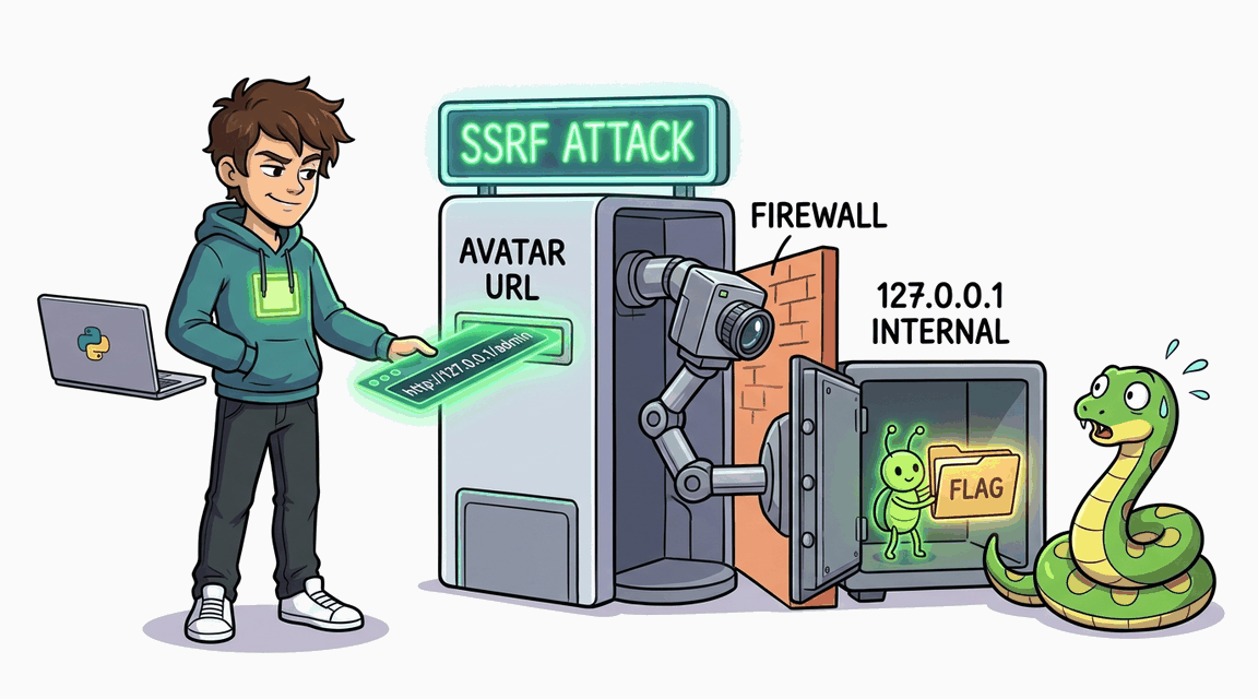 Обложка лабы: SSRF: Fetch Avatar