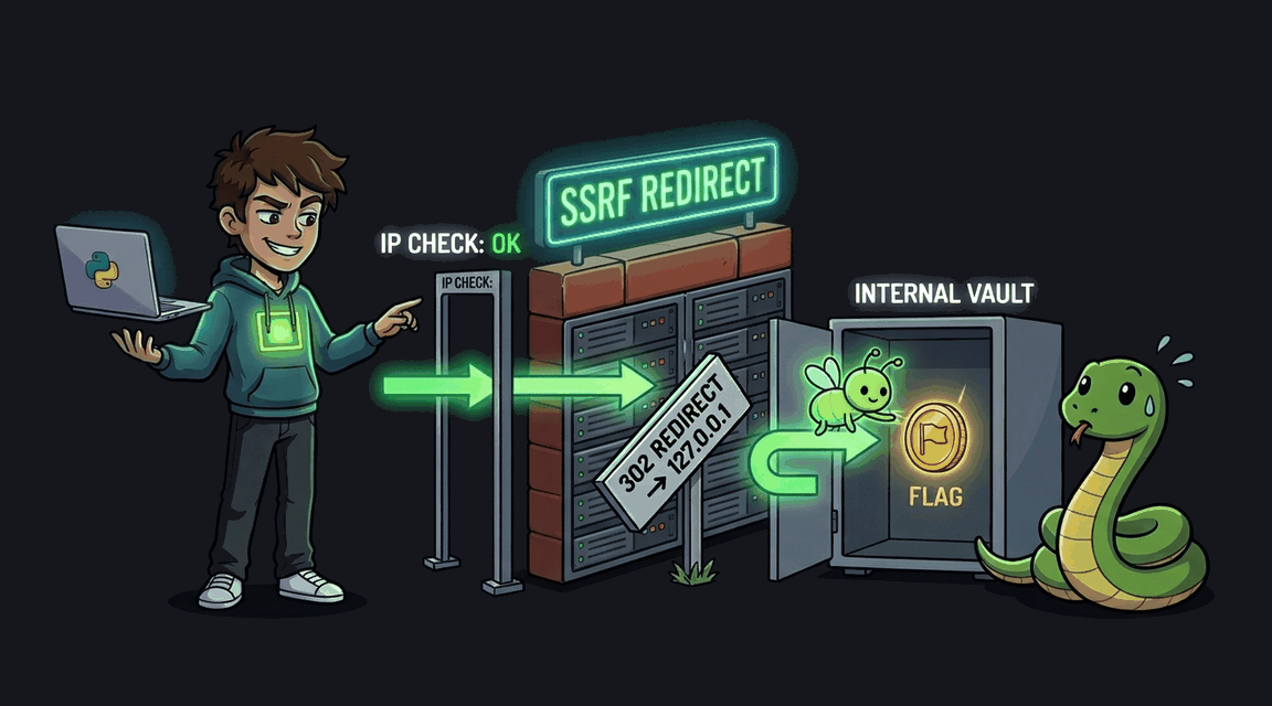 Обложка лабы: SSRF: Redirect Bypass