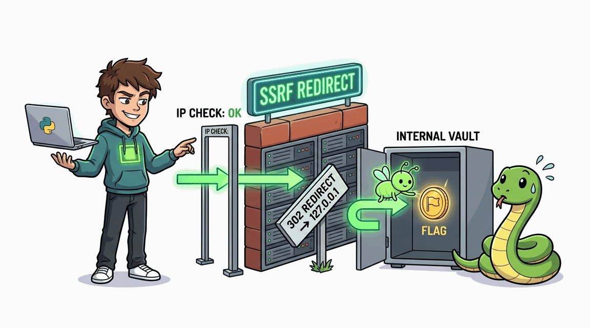 Обложка лабы: SSRF: Redirect Bypass