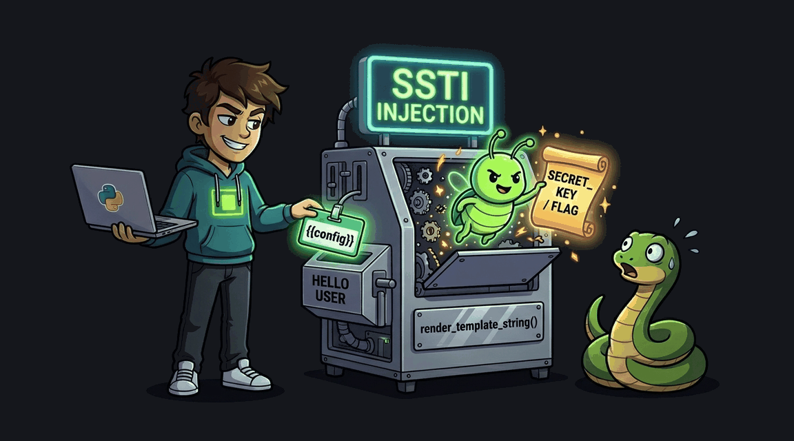 Обложка лабы: SSTI: User Greeting
