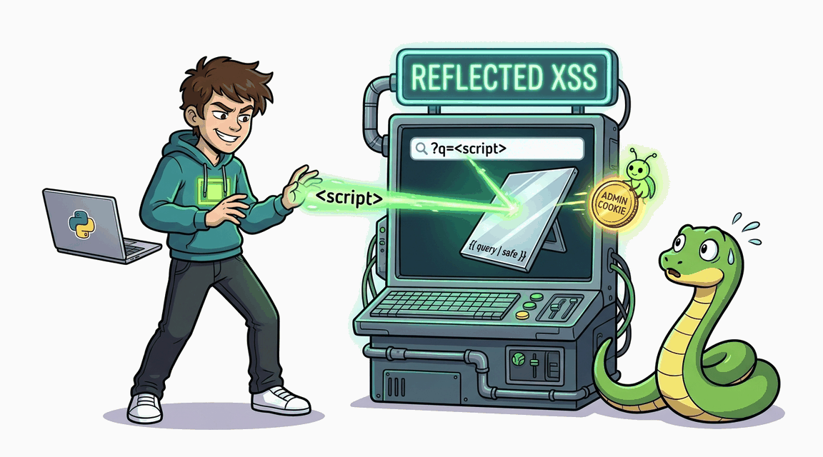 Обложка лабы: Reflected XSS в поиске магазина